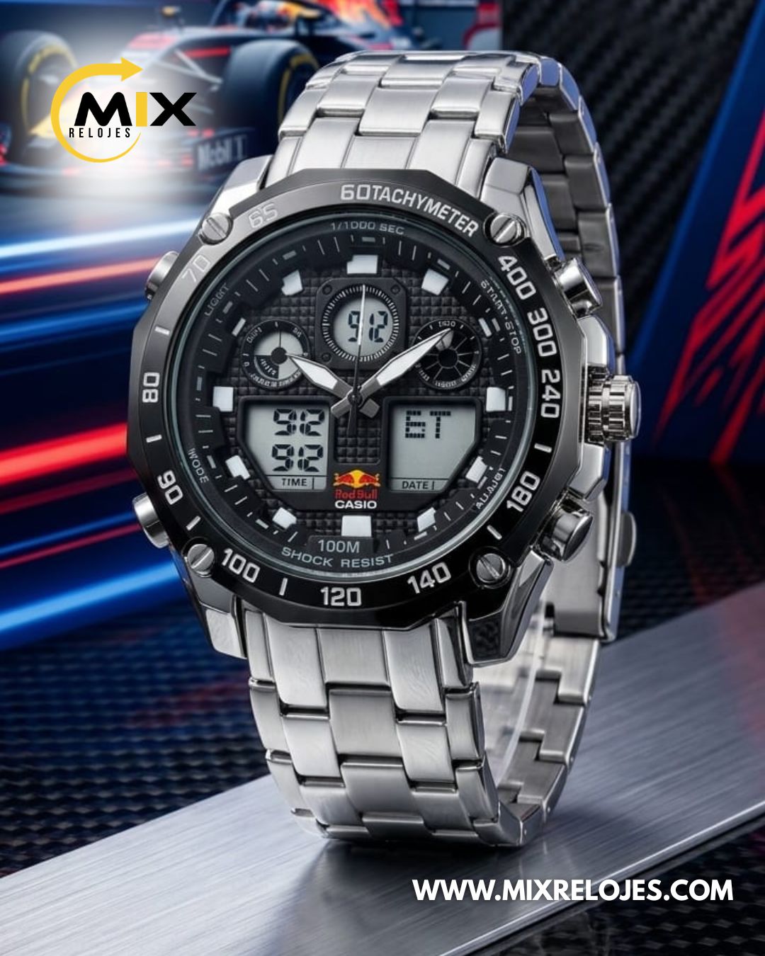 RELOJ CASIO REDBULL