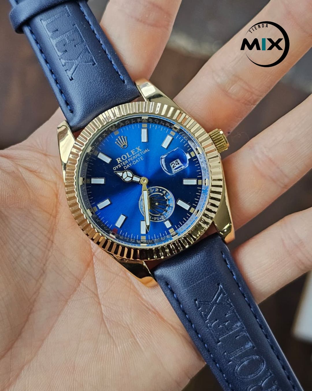 RELOJ ROLEX APOLO CUERO