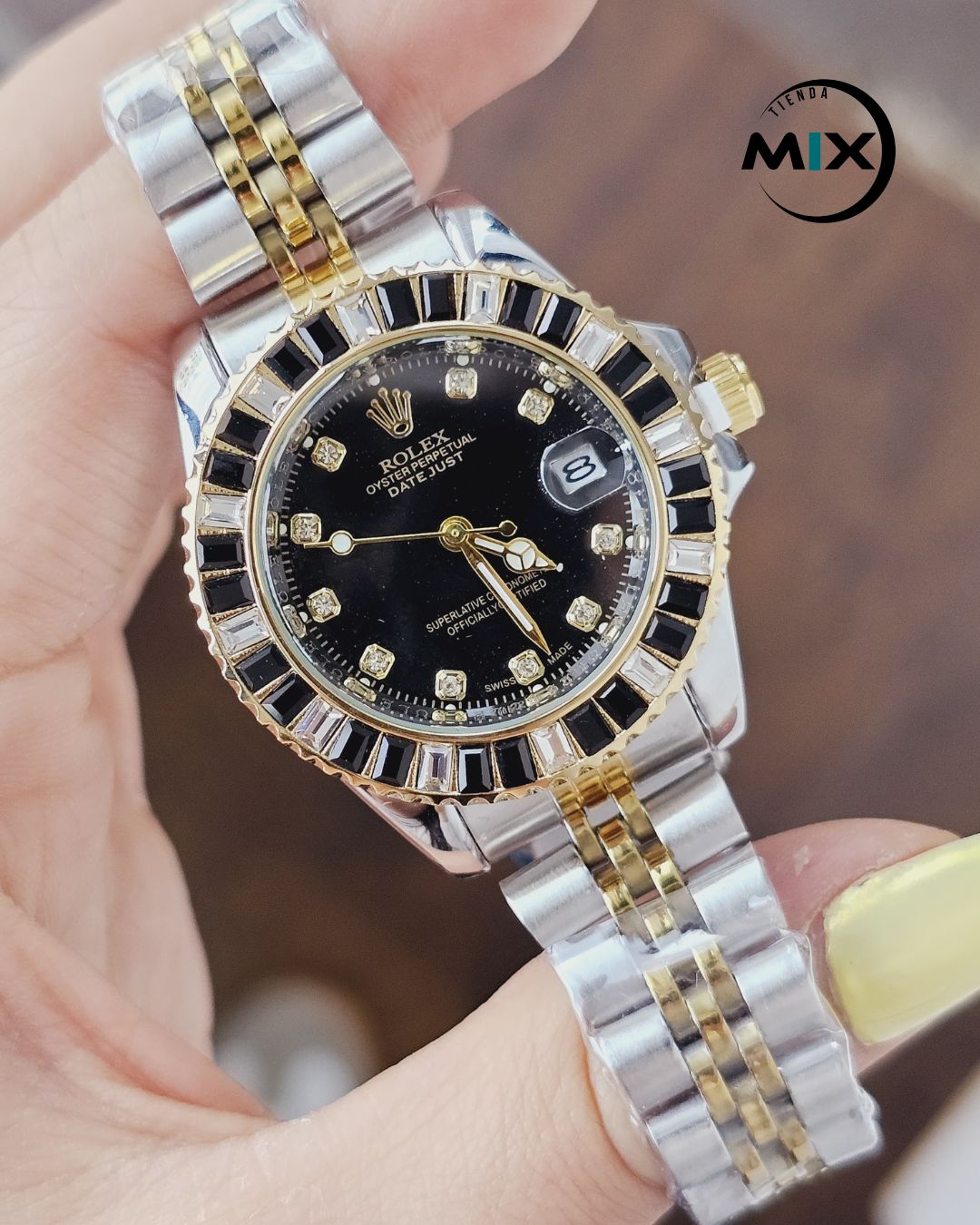 RELOJ ROLEX CRISTAL DAMA