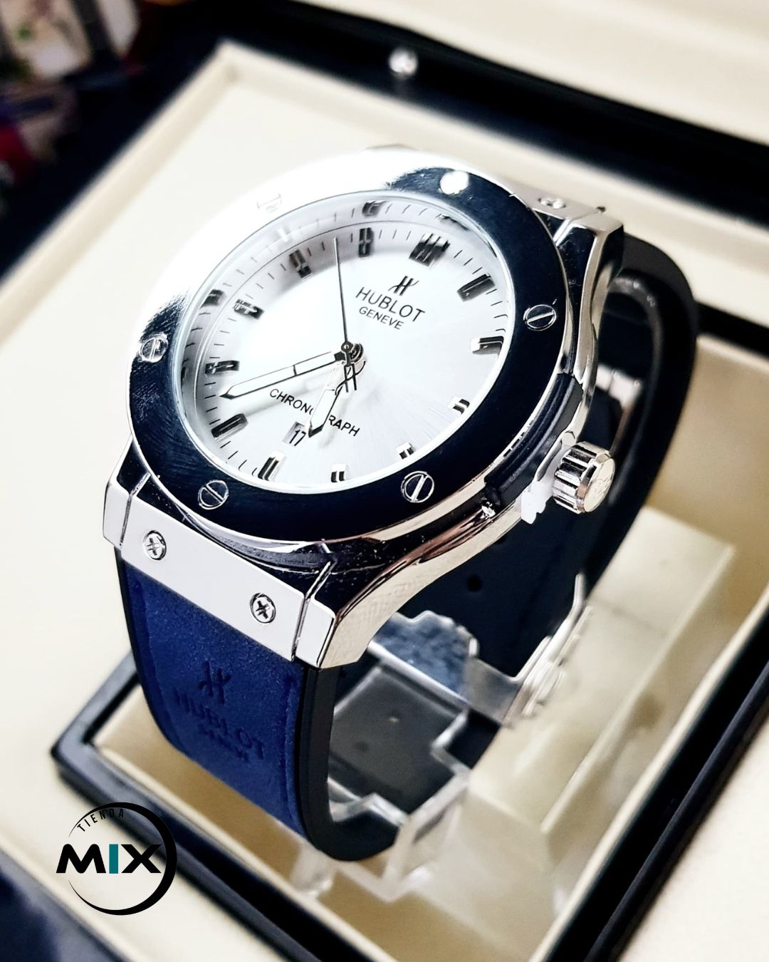 RELOJ HUBLOT POINT CUERO