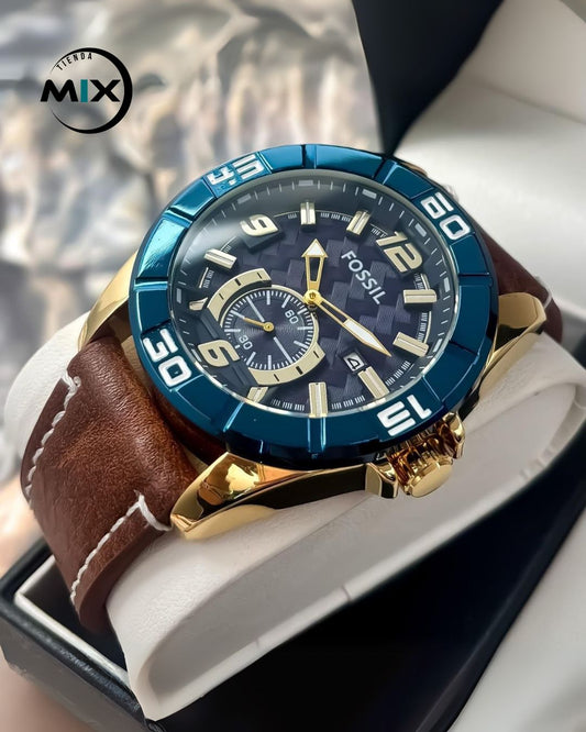 RELOJ FOSSIL LOCK CUERO