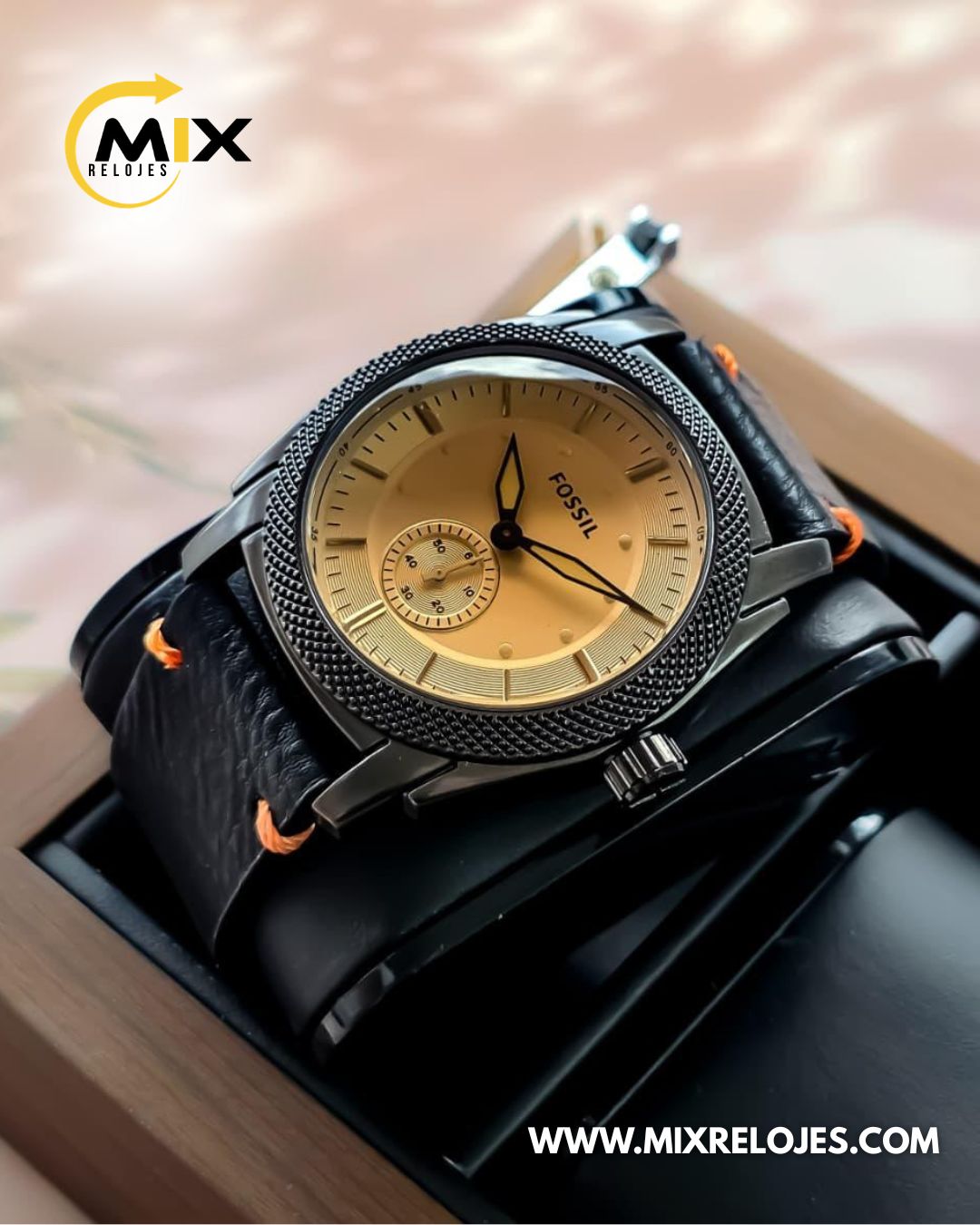 RELOJ FOSSIL CUERO II