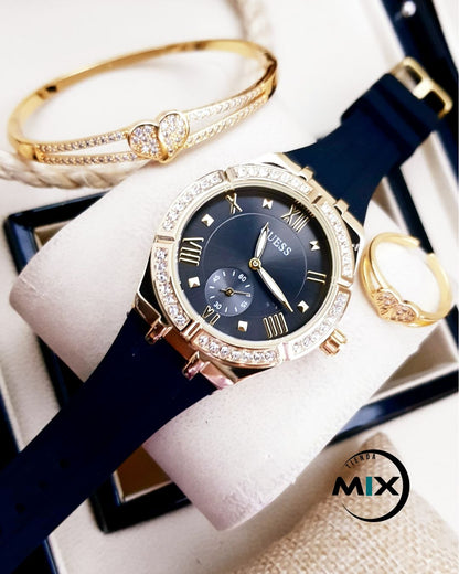 RELOJ GUESS GOMA DAMA