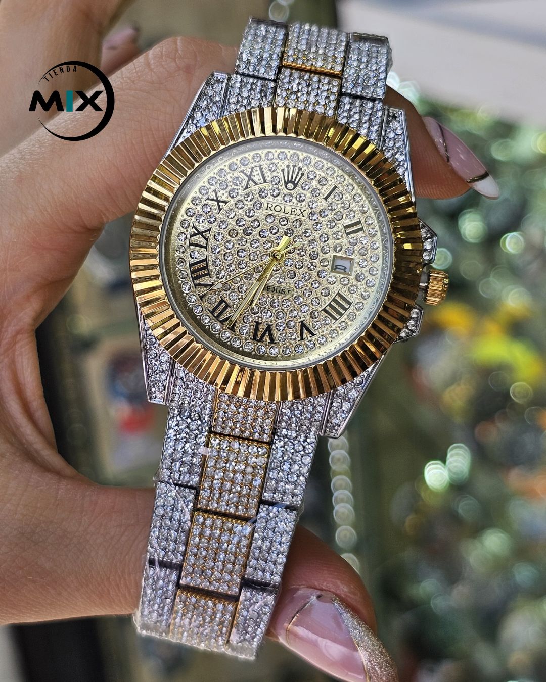 RELOJ ROLEX CUBANO LUXE HOMBRE