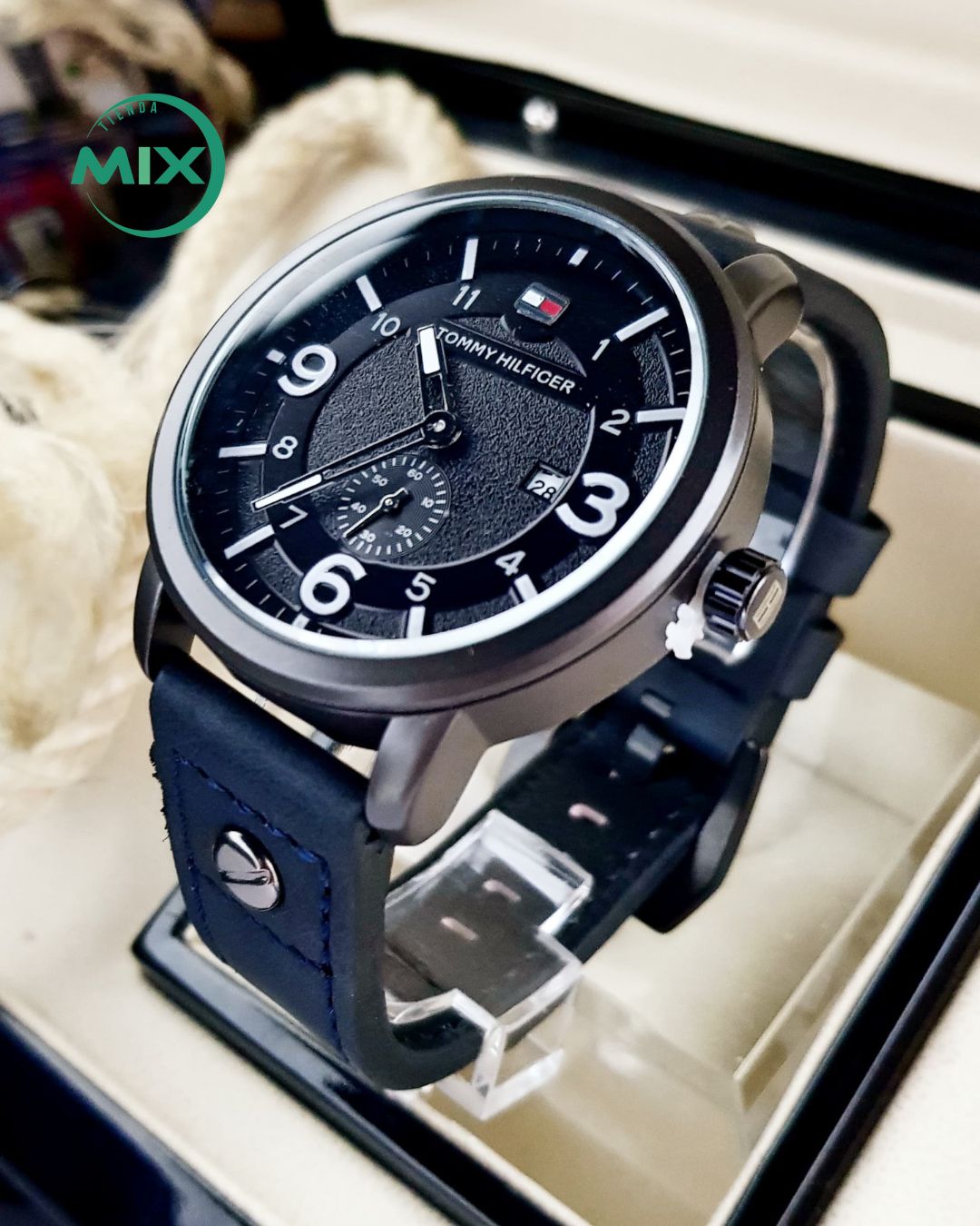 RELOJ TOMMY CUERO TURBO