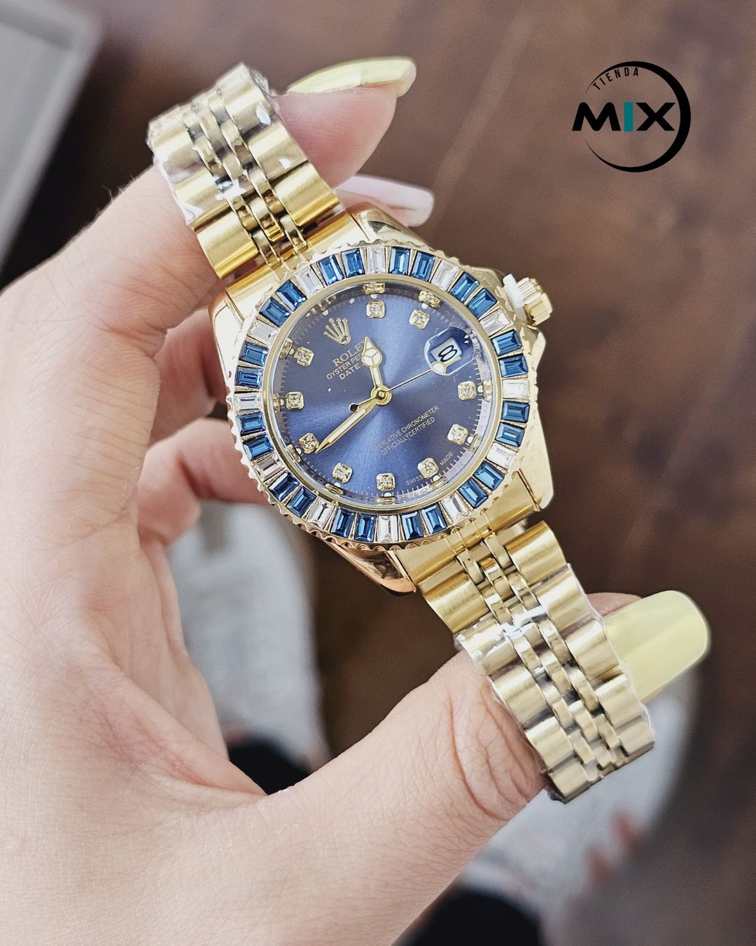 RELOJ ROLEX CRISTAL DAMA