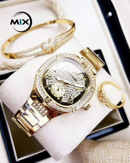 RELOJ GUESS CUBANO DAMA