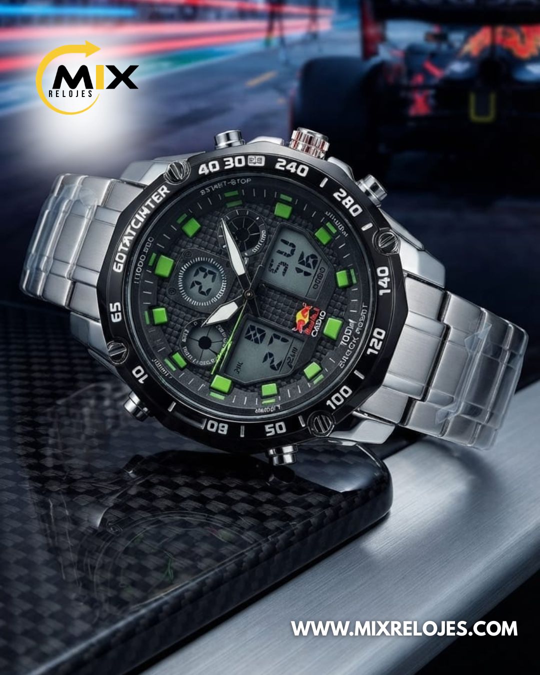 RELOJ CASIO REDBULL