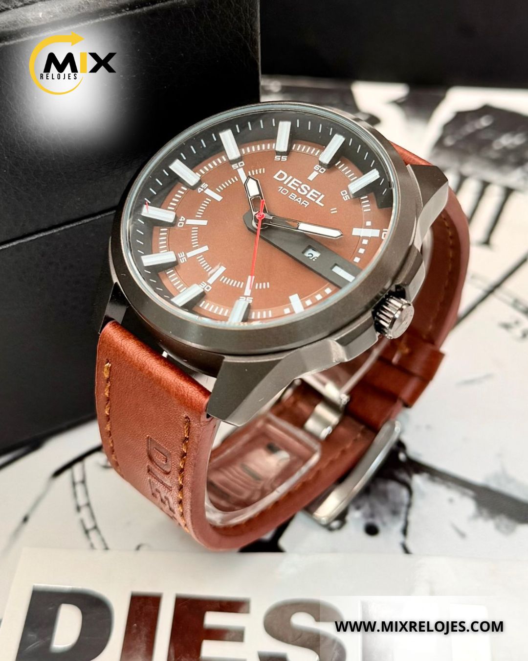 RELOJ DIS CRONOX CUERO