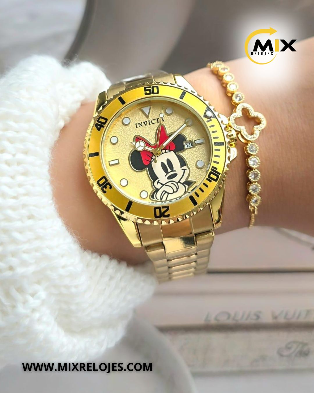 RELOJ INVI MINNIE CASTLE