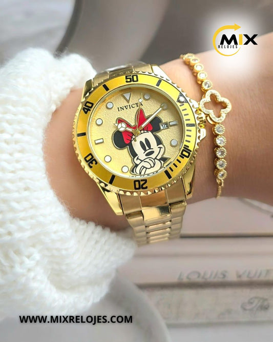 RELOJ INVI MINNIE CASTLE