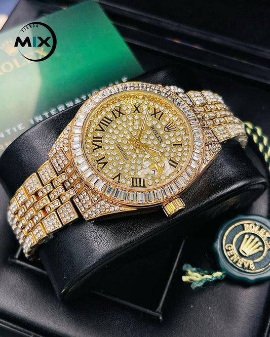 RELOJ ROLEX CUBANO FROZ