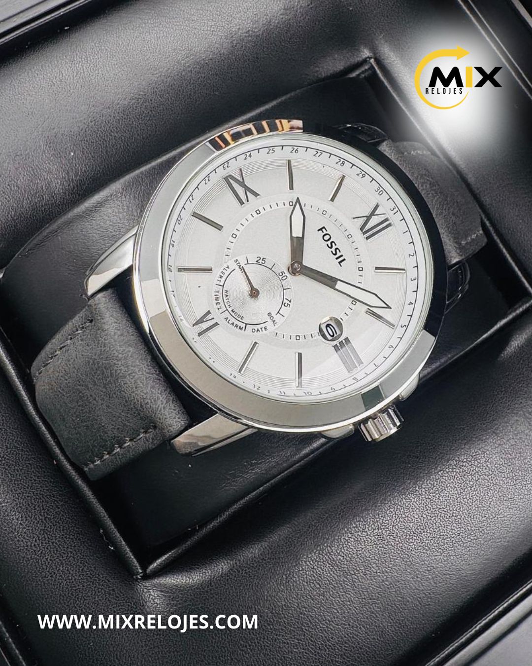 RELOJ FOS BRADUS CUERO