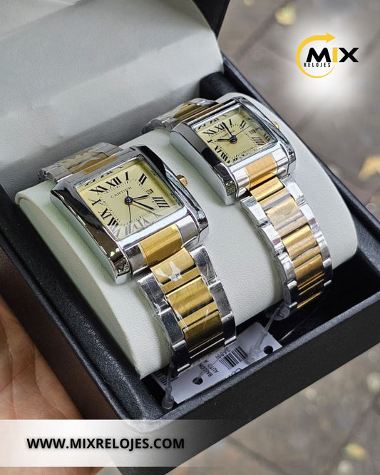 RELOJ CART HAMBER PAREJA