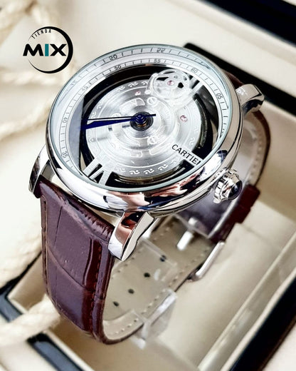 RELOJ CARTIER SEMIAUTOMÁTICO CUERO