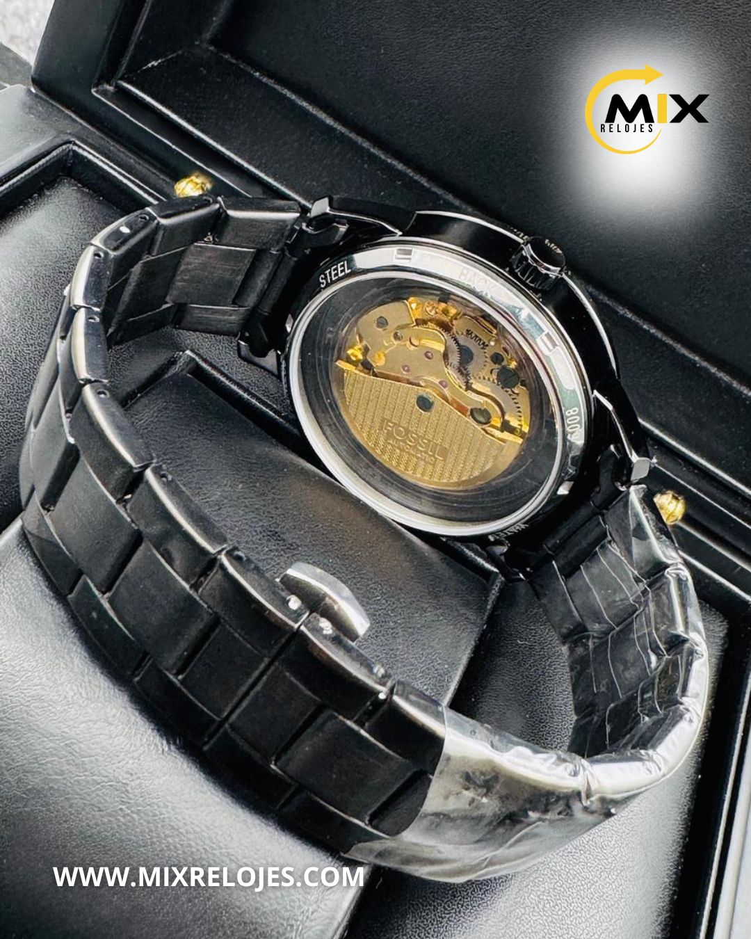 RELOJ FOS SKELETON
