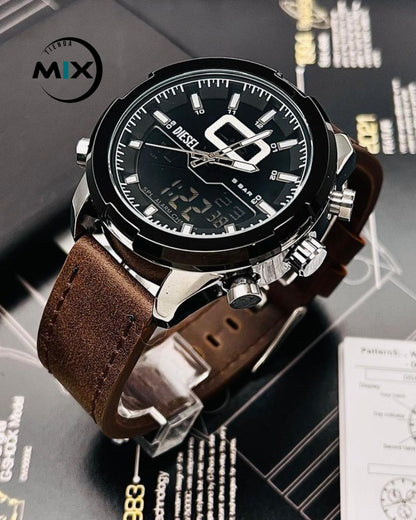 RELOJ DIESEL LEXUS CUERO
