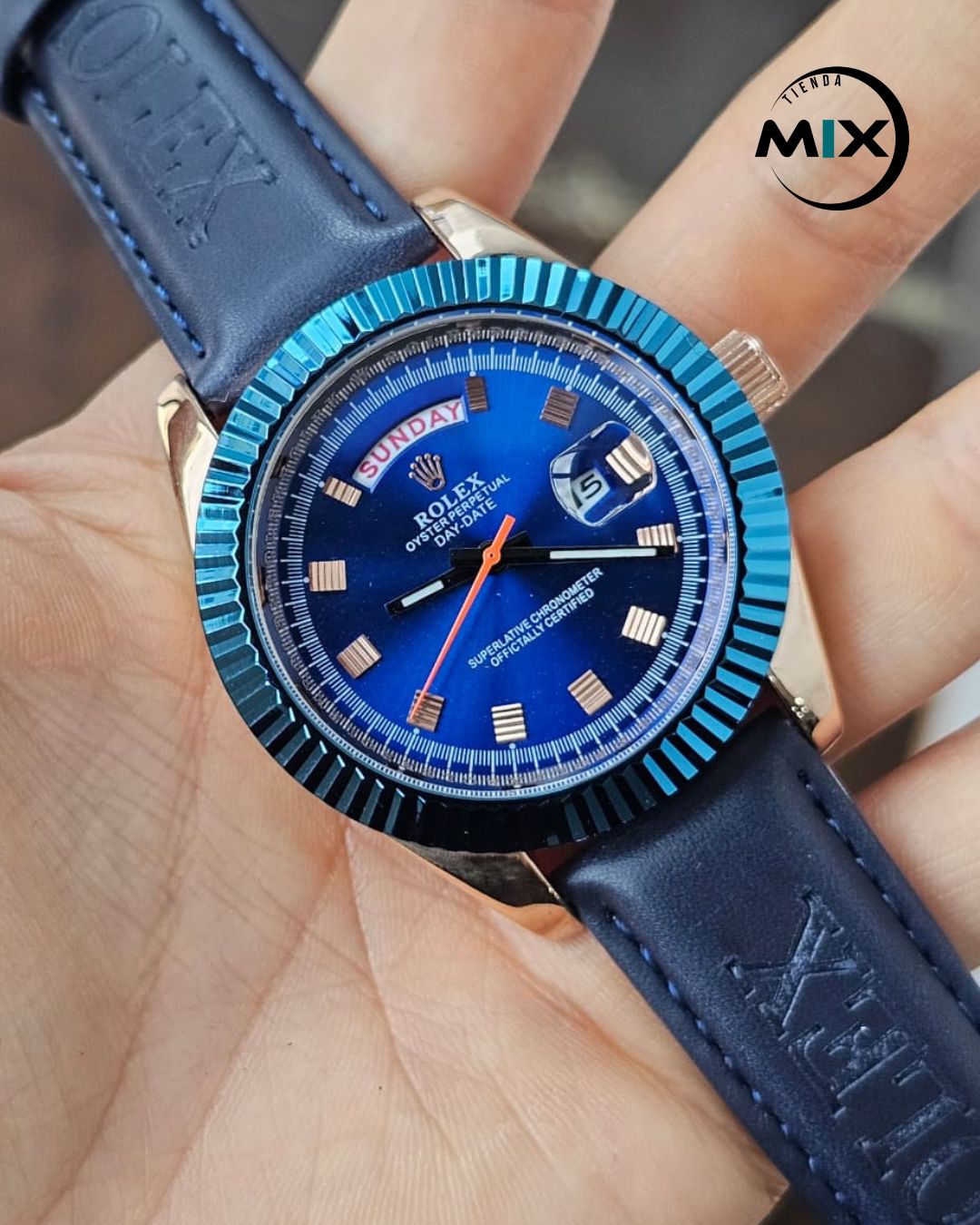 RELOJ ROLEX APOLO CUERO