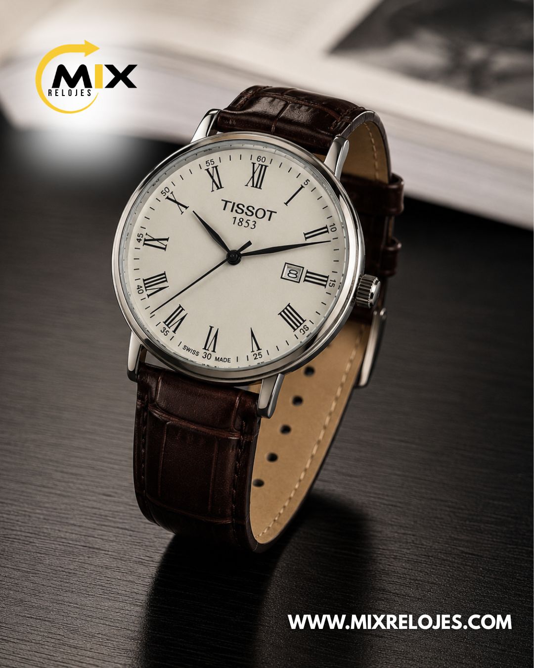 RELOJ TISSOT FALCON CUERO