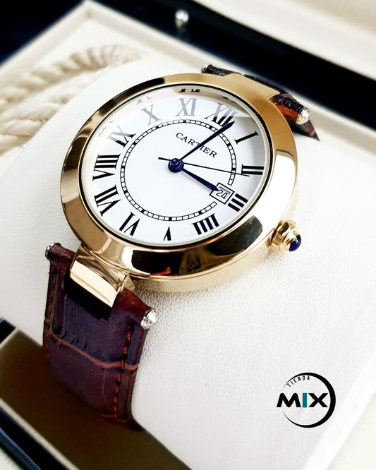 RELOJ CARTIER FINEX CUERO