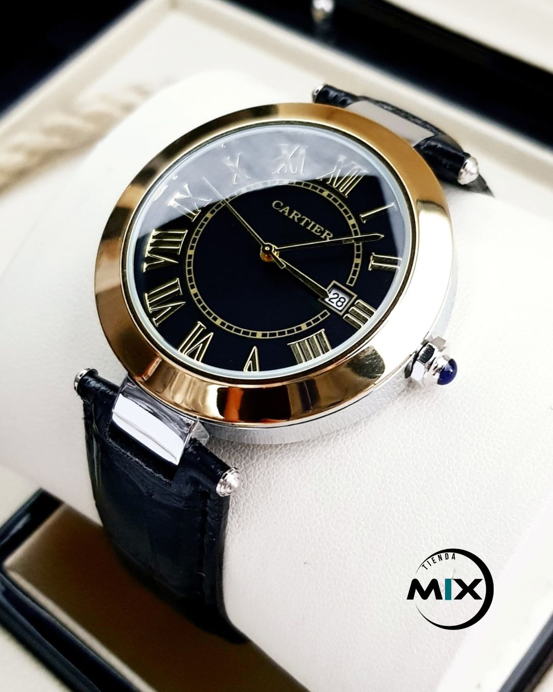 RELOJ CARTIER FINEX CUERO