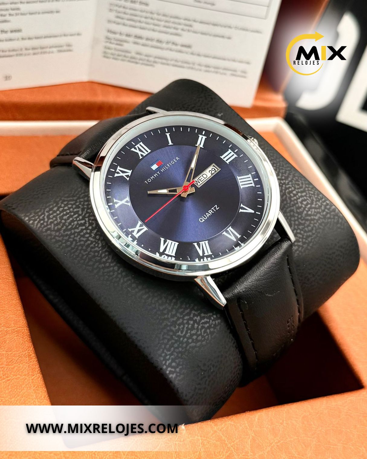 RELOJ TOM CUERO REGENT