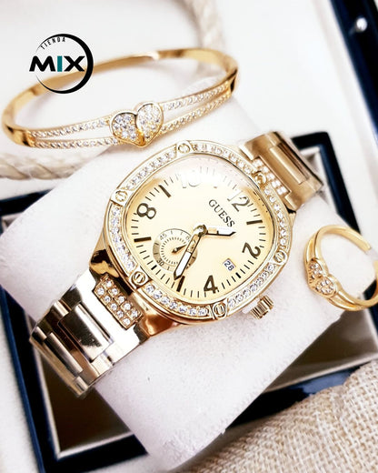 RELOJ GUESS CUBANO DAMA