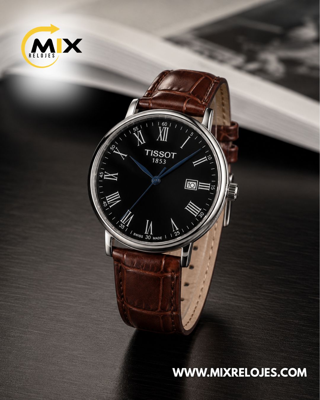 RELOJ TISSOT FALCON CUERO