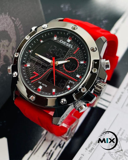 RELOJ DIESEL MAST GOMA