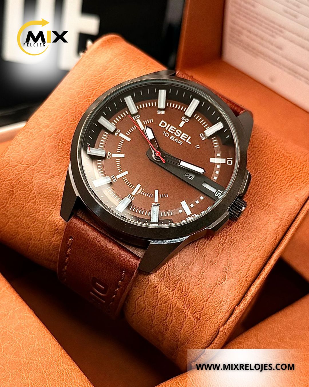 RELOJ DIS CRONOX CUERO