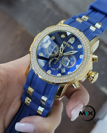 RELOJ INVICTA CRHONOS GOMA