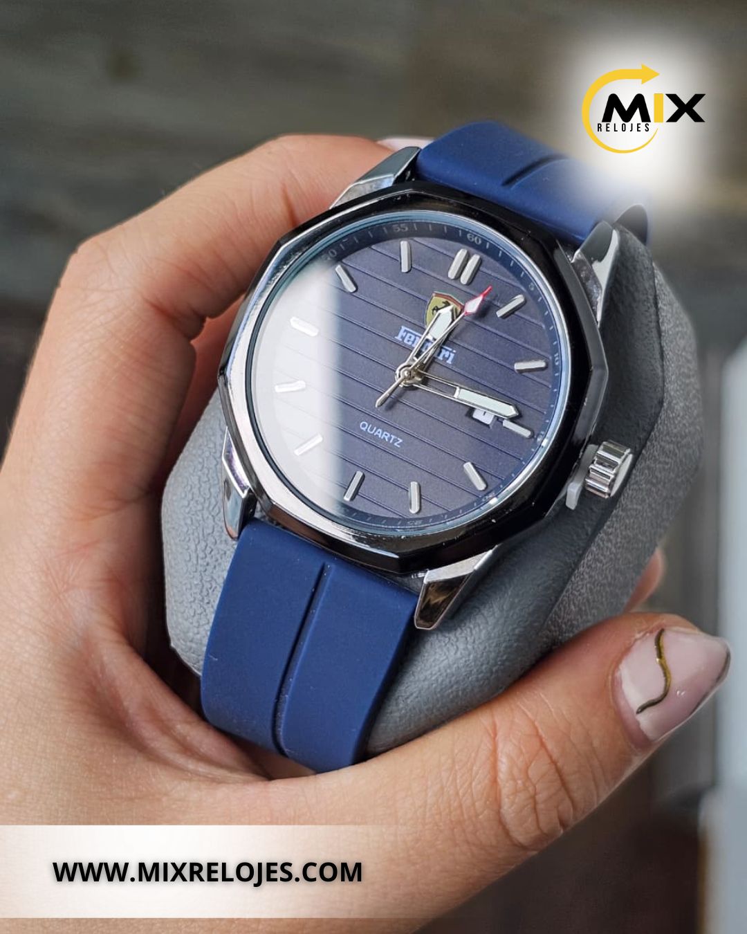 RELOJ FERR STRIPE