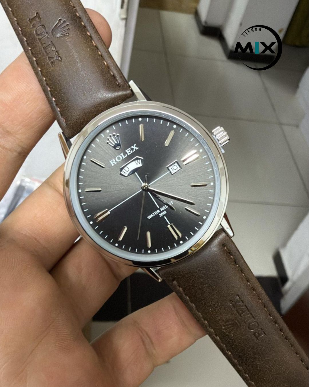 RELOJ ROLEX CUERO VITALI