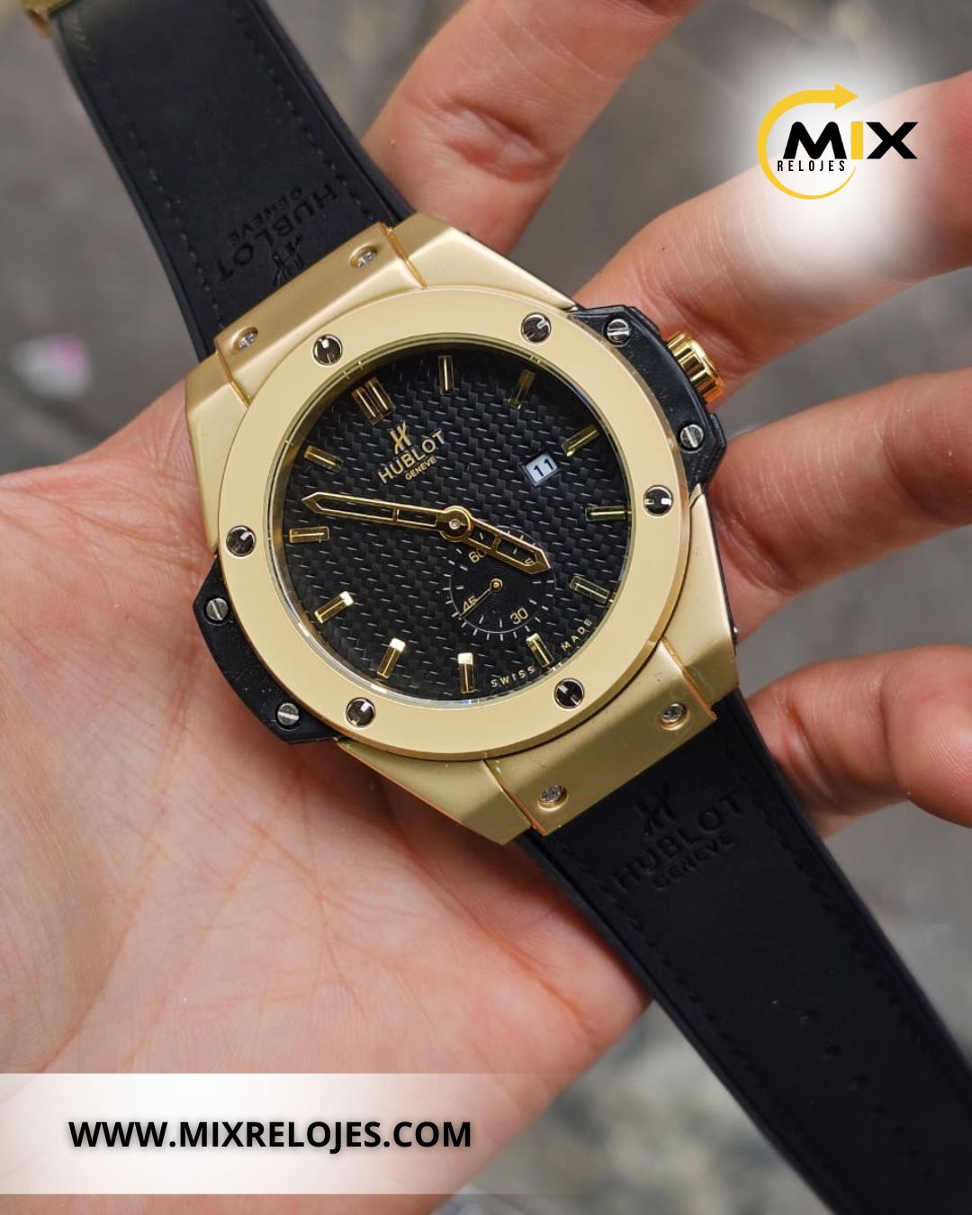 RELOJ HUB TUNDER CUERO