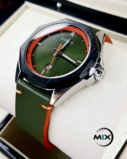 RELOJ FOSSIL SLIDE CUERO