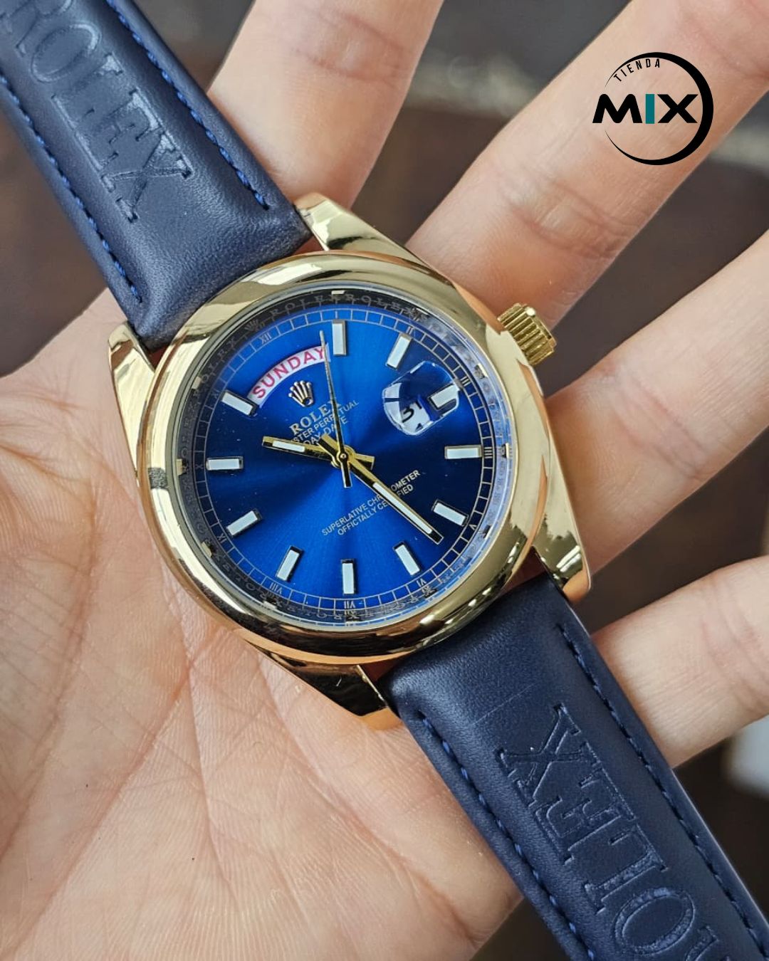 RELOJ ROLEX APOLO CUERO