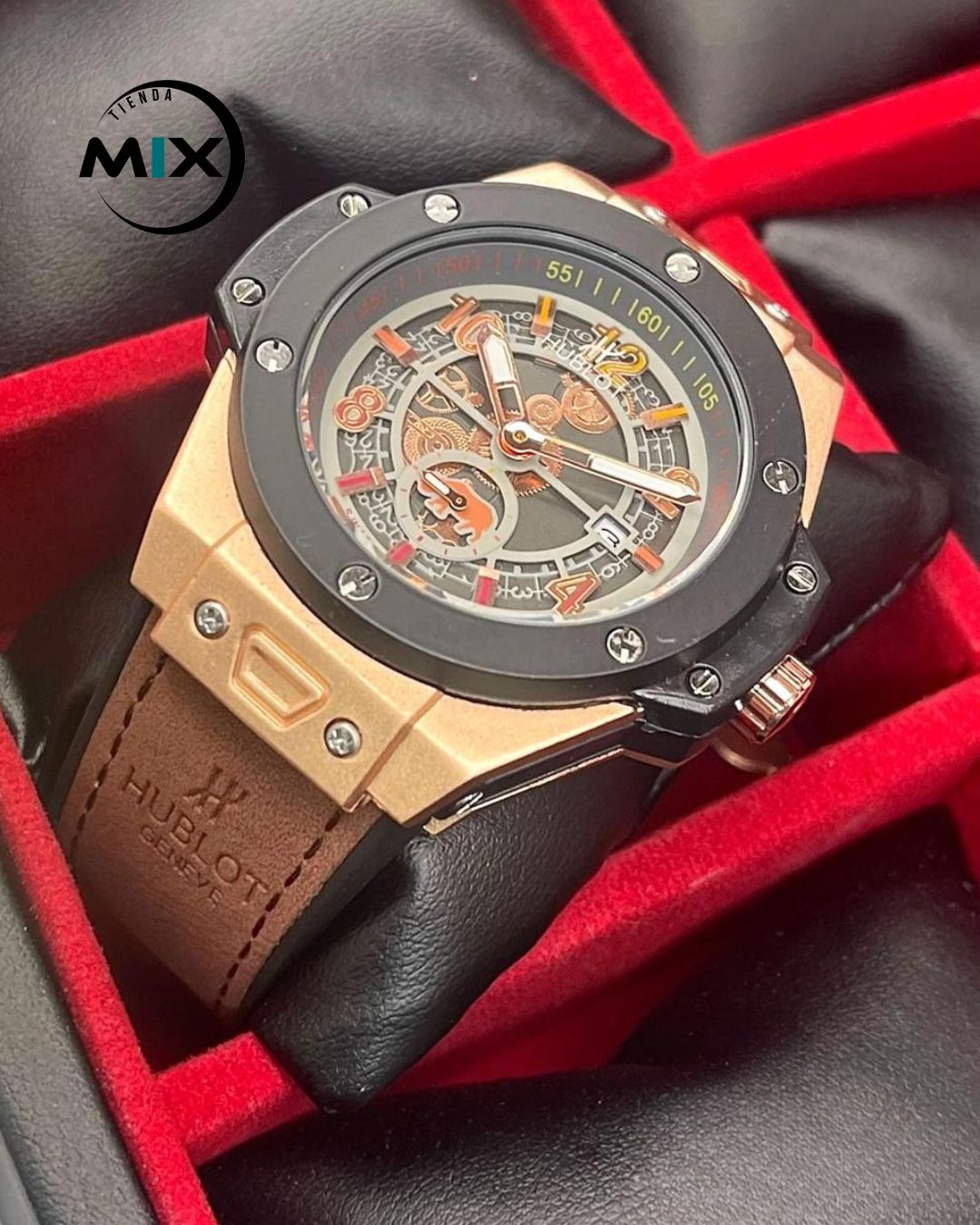 RELOJ HUBLOT ASTRO CUERO