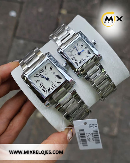 RELOJ CART HAMBER PAREJA