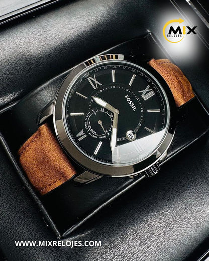 RELOJ FOS BRADUS CUERO