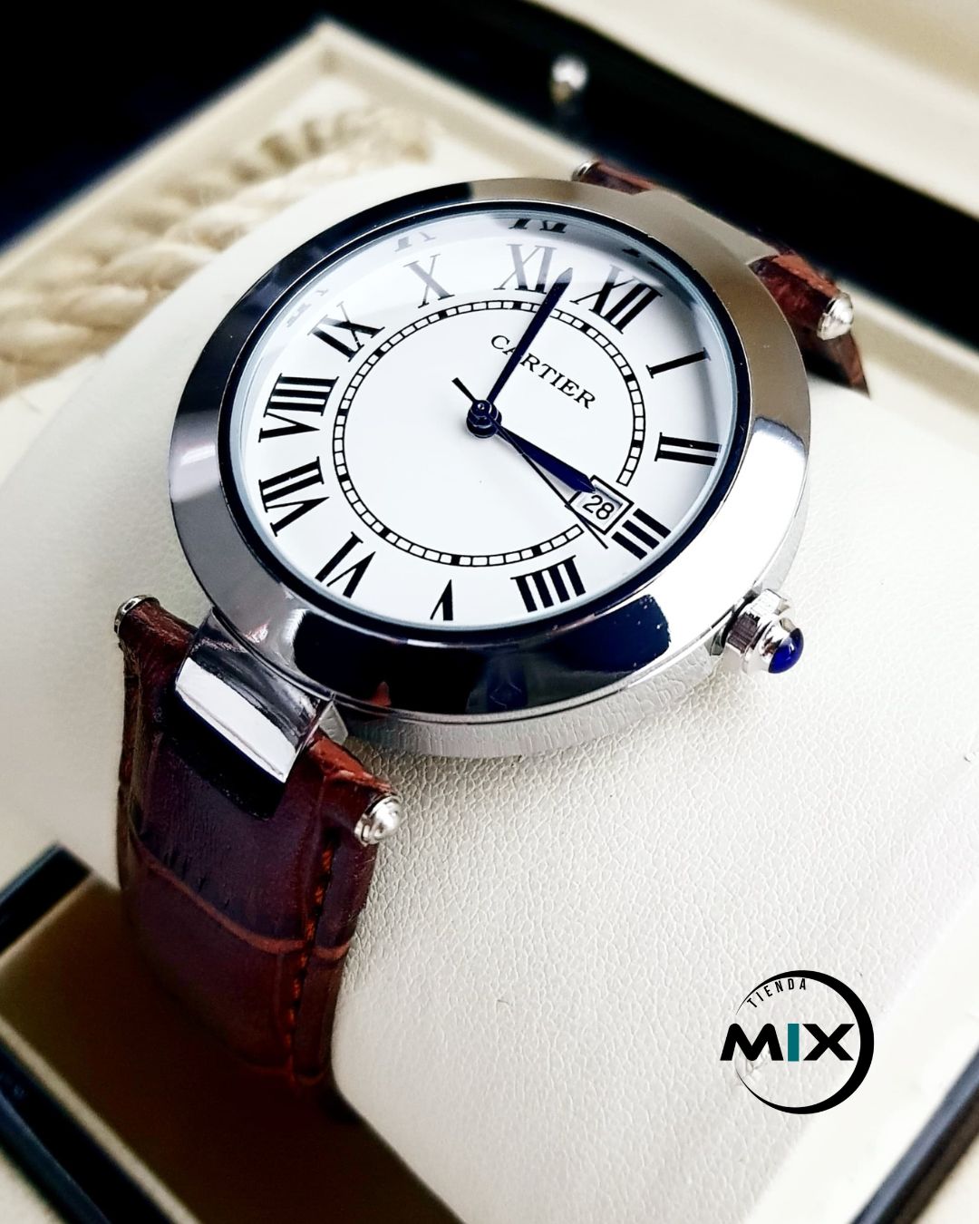 RELOJ CARTIER FINEX CUERO