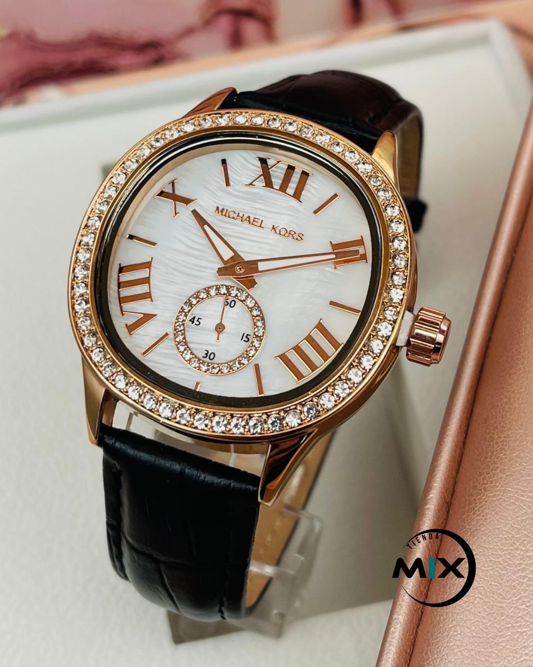 RELOJ MICHAEL KORS CUERO DAMA