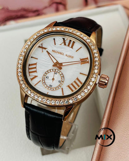RELOJ MICHAEL KORS CUERO DAMA