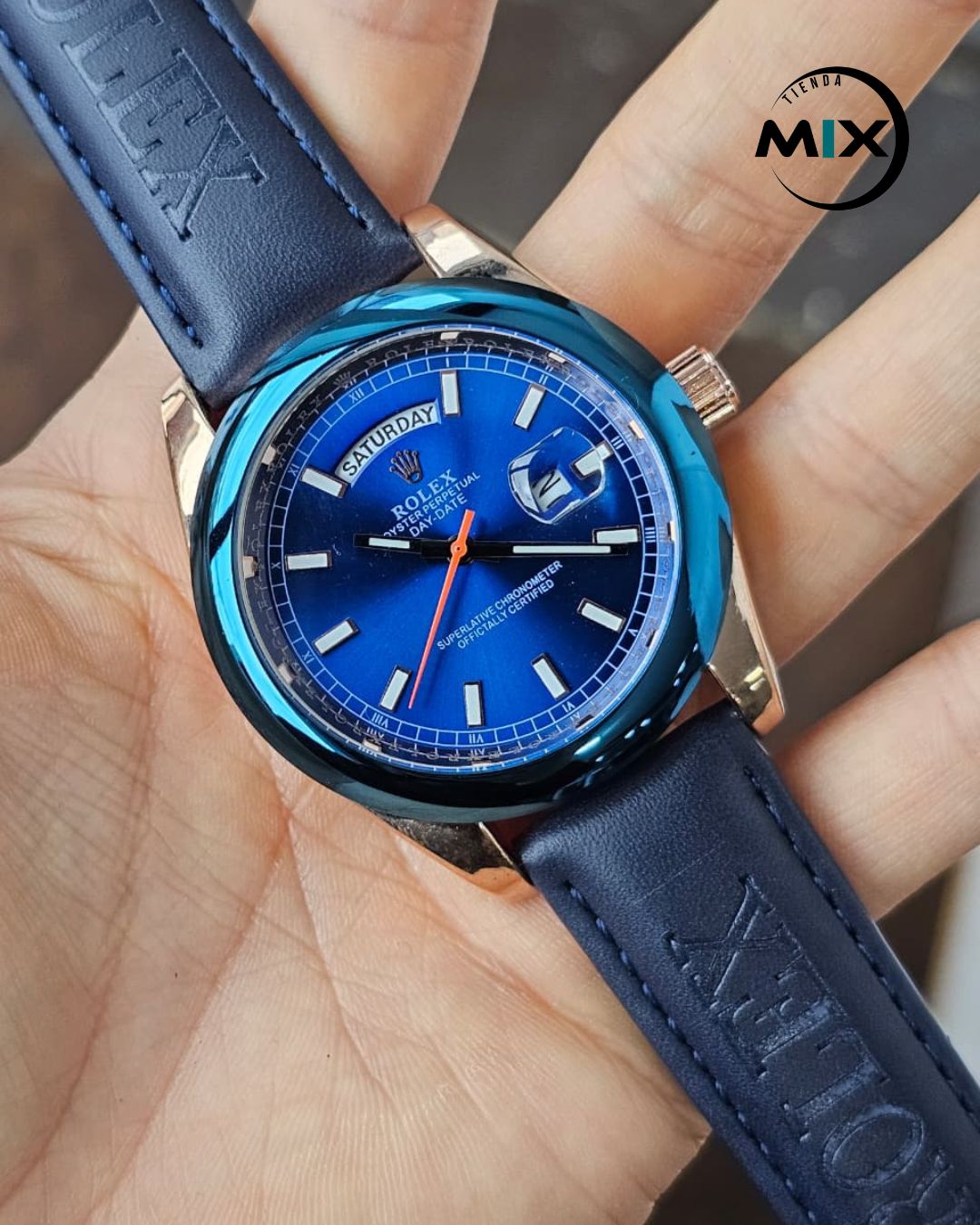 RELOJ ROLEX APOLO CUERO