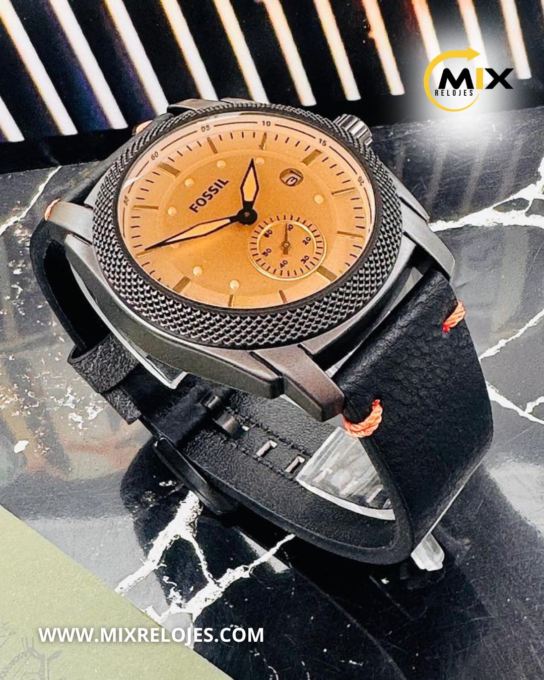RELOJ FOS LEATH