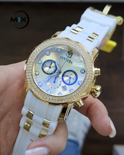 RELOJ INVICTA CRHONOS GOMA