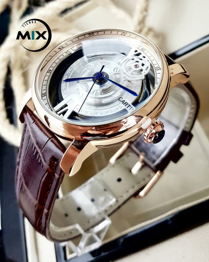 RELOJ CARTIER SEMIAUTOMÁTICO CUERO