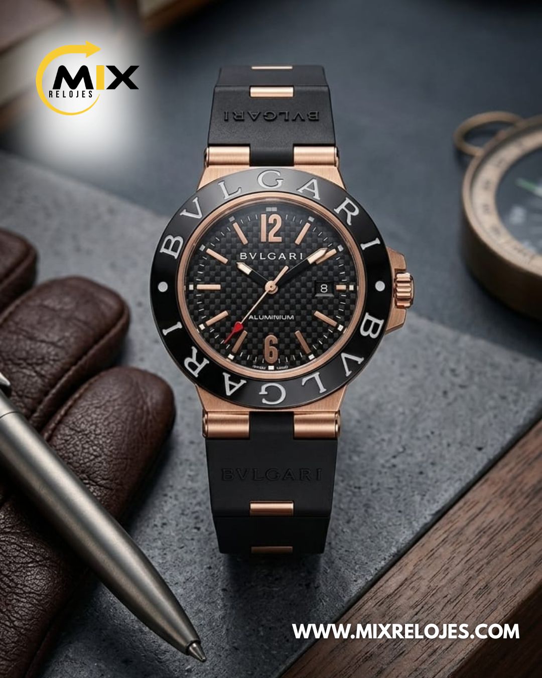 RELOJ BVLGRY CARBONO