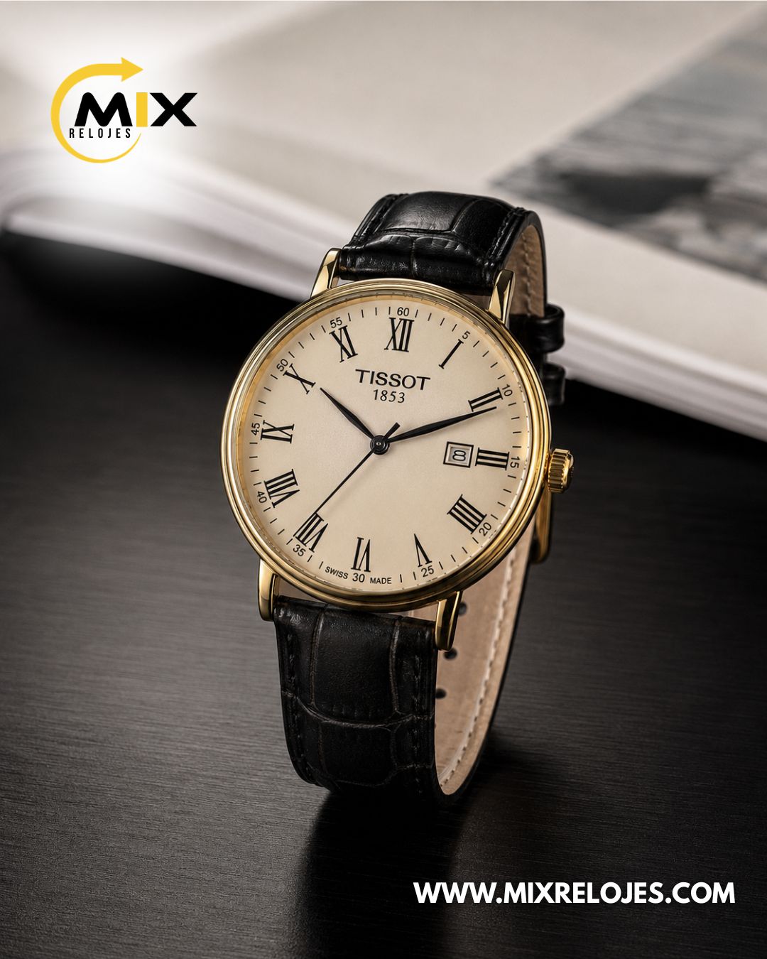 RELOJ TISSOT FALCON CUERO
