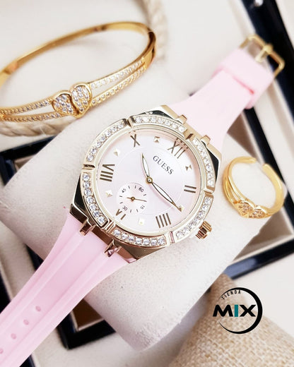 RELOJ GUESS GOMA DAMA