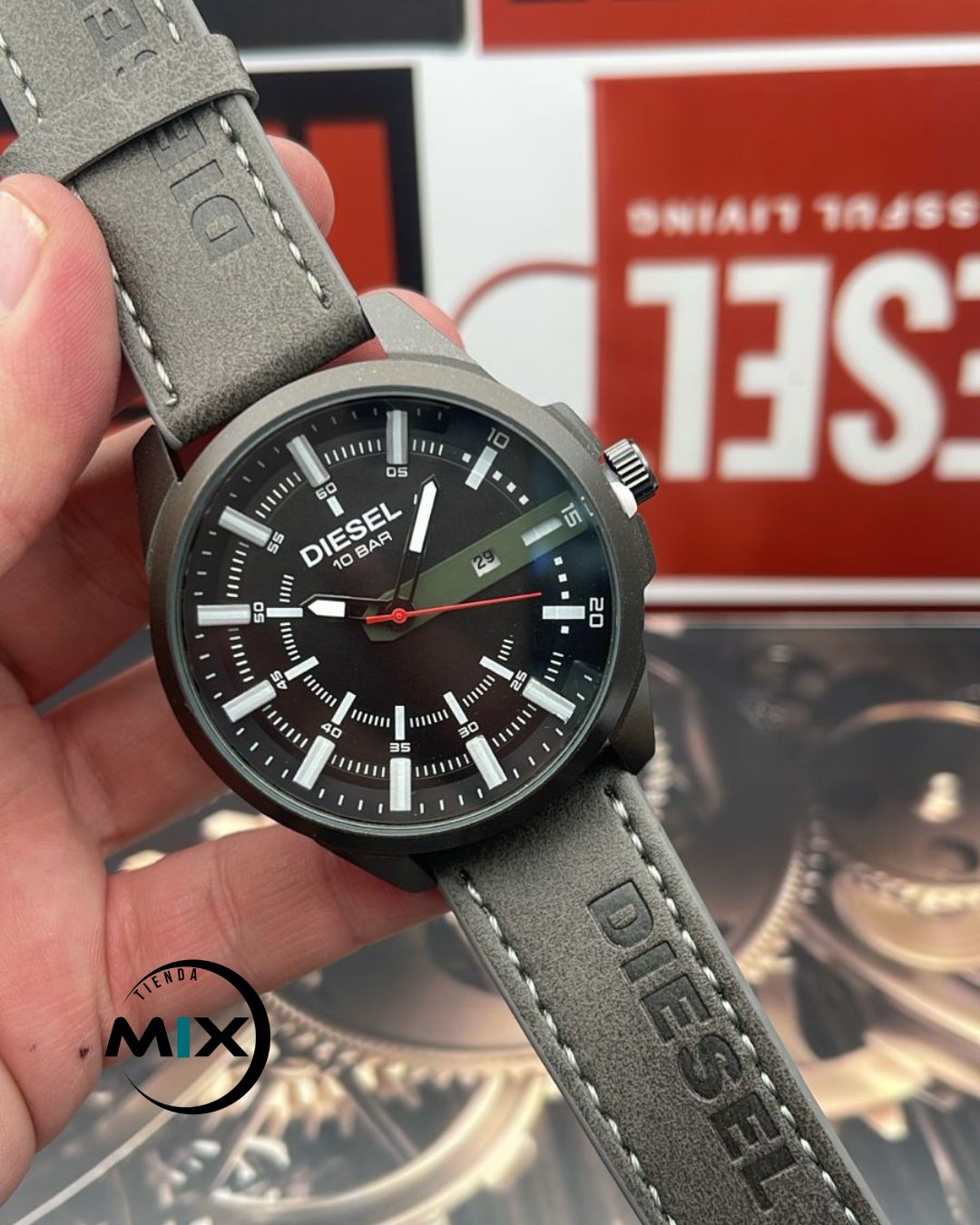 RELOJ DIESEL CRONOX CUERO